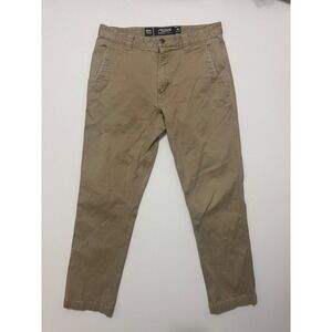 Mountain Khakis Teton Pant Mens 33x30 Tan Modern Fit Cotton Twill Chino